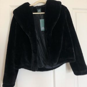 Wild Fable cropped fluffy jacket